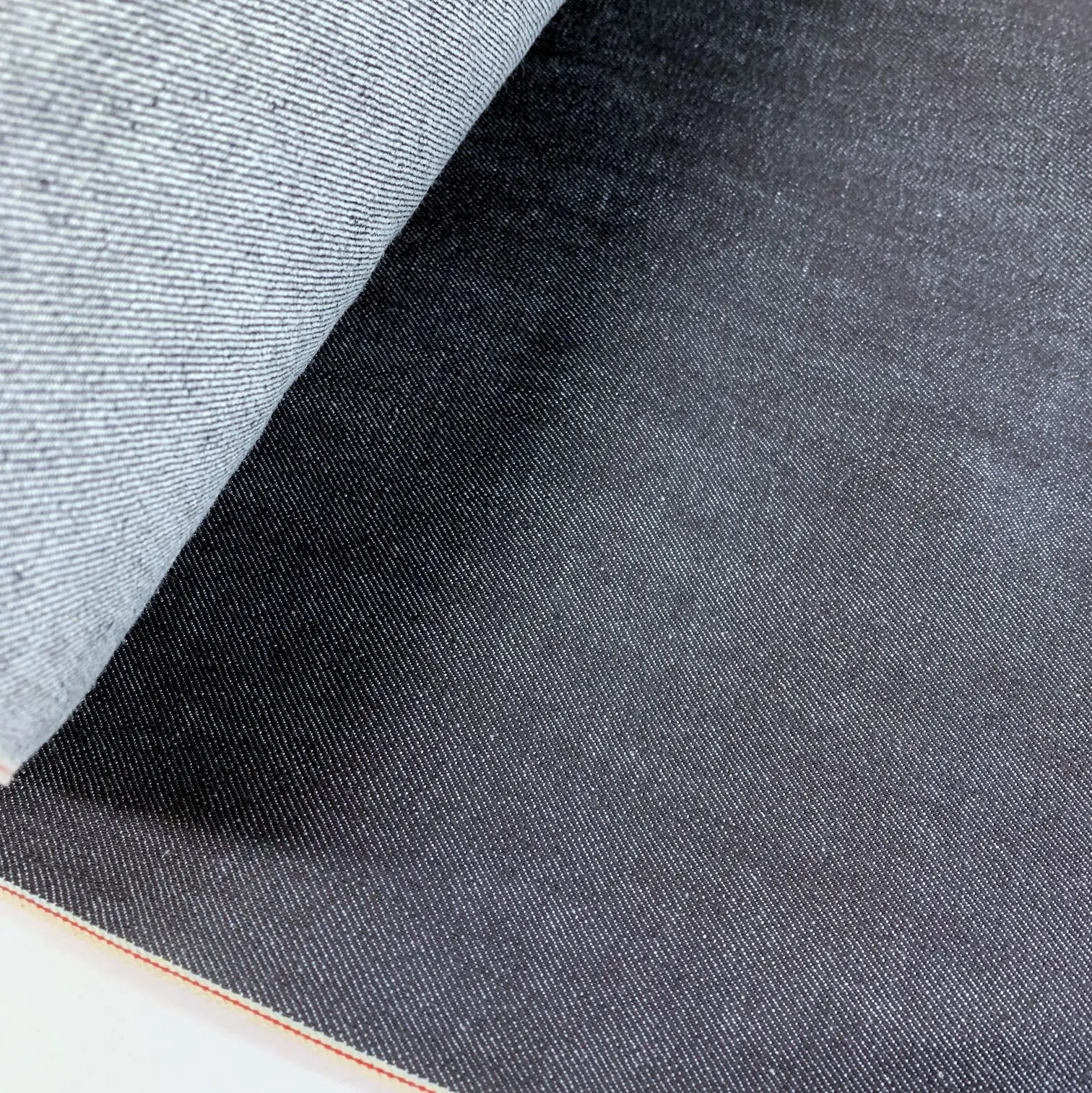Japanese selvedge kurabo denim - indigo (Copy) (Copy) image 1